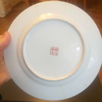 Стара японска порцеланова чиния , китай, снимка 6 - Антикварни и старинни предмети - 35025211