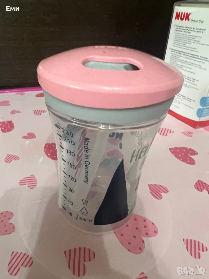 Неразливаща се чаша със сламка NUK, снимка 1