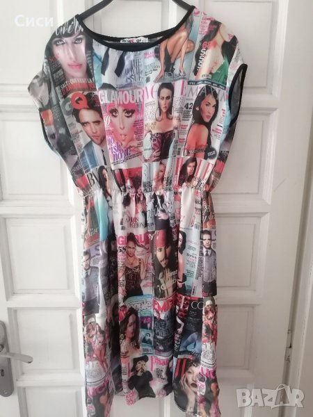 Рокля с образи-списание, снимка 1