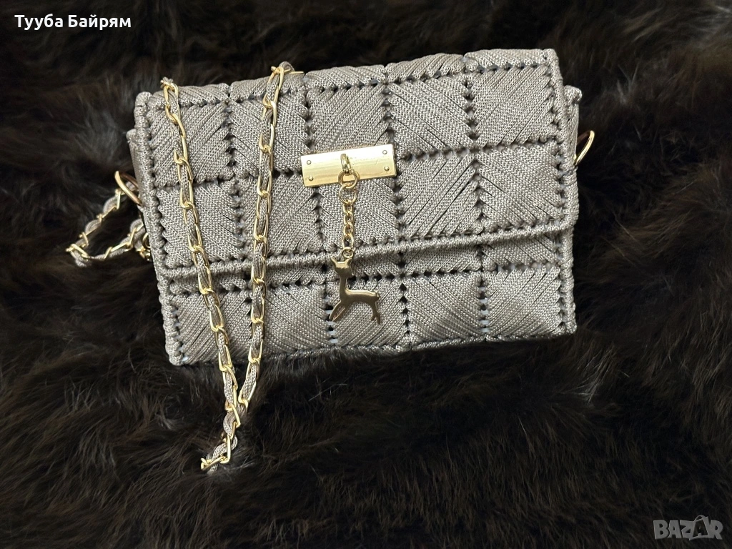 Продавам ръчно изработена дамска чанта, снимка 1