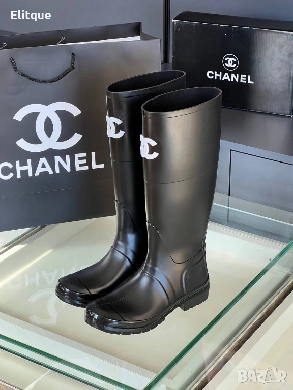 дамски ботуши Chanel Rain Boots 🫧 , снимка 1
