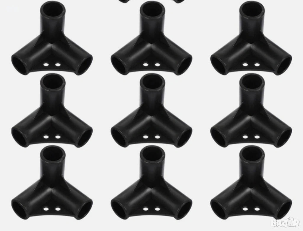 9 бр 20 мм конектор за колове, снимка 1