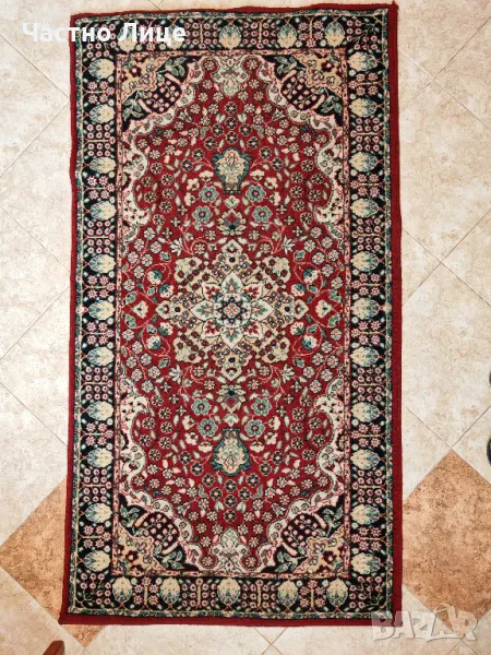 Оригинална Българска Супер Качествена Соц Персийска Пътека 1970те г, снимка 1