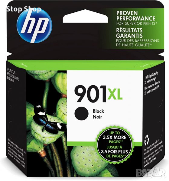 Касета HP 901XL Black High-yield Ink Cartridge | Works with HP OfficeJet J4500, J4680, 4500 Series , снимка 1