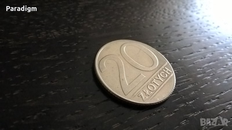 Монета - Полша - 20 злоти | 1989г., снимка 1