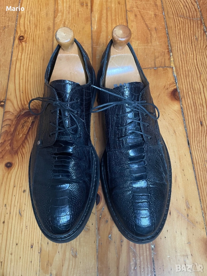 CESARE PACIOTTI LUXURY ITALIAN MEN'S 308 MADISON  черни 42, снимка 1