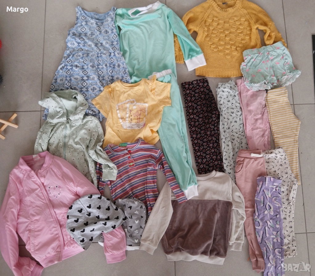 детски дрехи за момиче, 50 броя, за 3 - 4 години, снимка 1