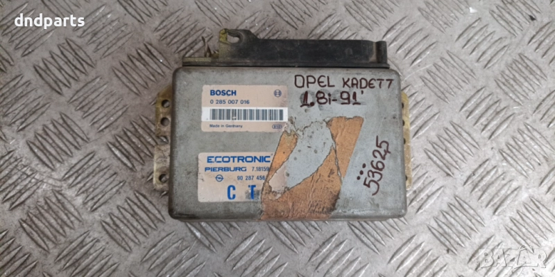 Компютър Opel Kadett 1.8i 1991г. 0285007016	, снимка 1