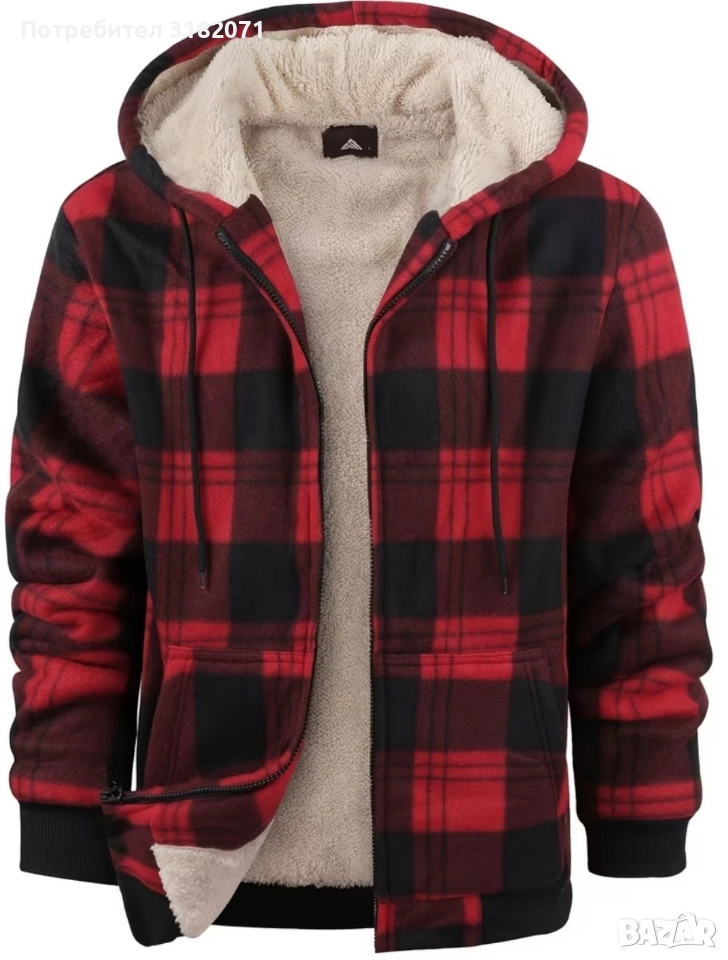 3XL зимно яке с качулка и топла мека подплата, снимка 1