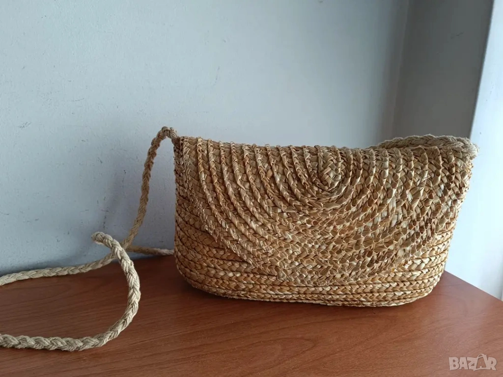 Сламена чанта мини, снимка 1