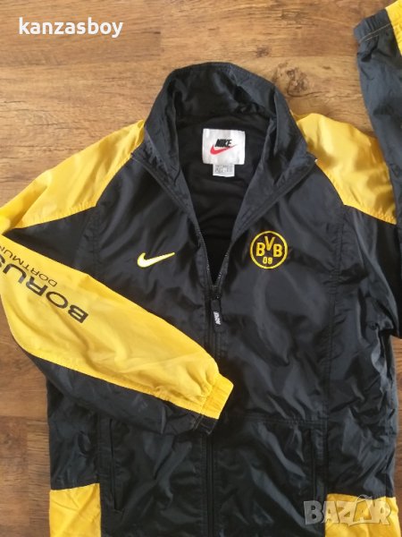 nike vintage borussia dortmund vintage jacket windbreaker - колекционерско ретро горнище, снимка 1
