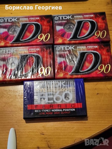 Нови касетки TDK 5 броя, снимка 1