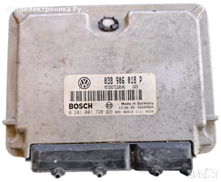 Компютър VW Golf 4 1.9TDI 1998г. 038906018P, 0281001720 , снимка 1