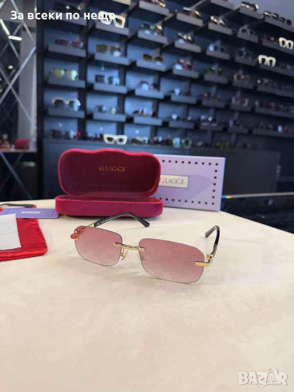 Gucci Слънчеви Очила С UV400 Защита😎С ПОДАРЪК🎁Калъф - Различни Цветове И Модели Код SK719, снимка 1
