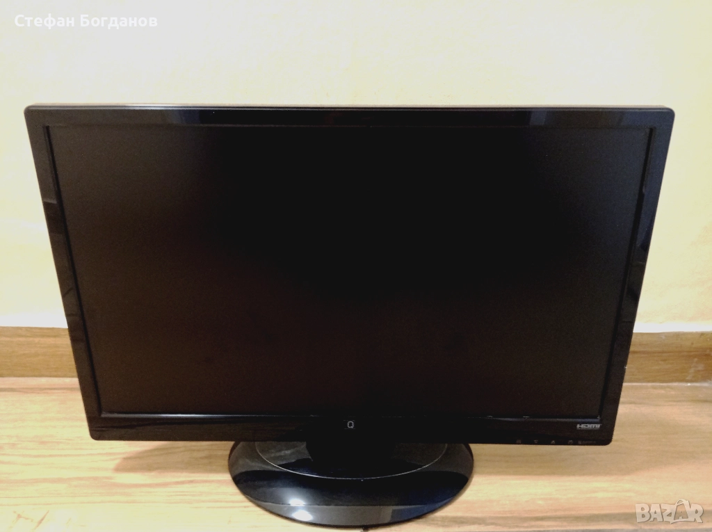 Комплект монитор Quanmax Q24 + Microsoft Comfort Curve 2000 клавиатура + VGA & захранващ кабел, снимка 1