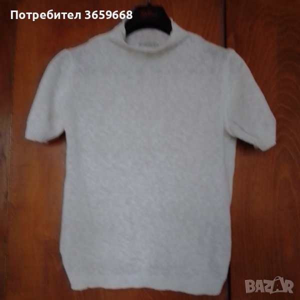 Бяла плетена блузка Jigsaw,размер М, снимка 1