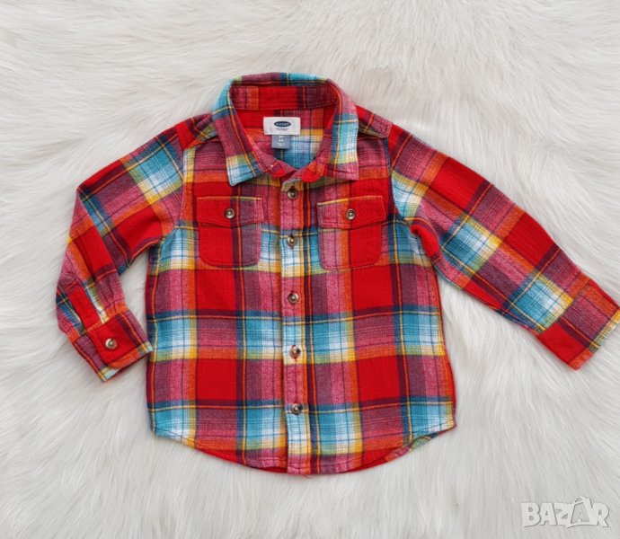Детска карирана риза размер 3 години, снимка 1