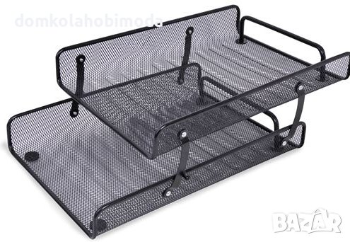 Метален Органайзер на 2 нива,35x25 см, снимка 1