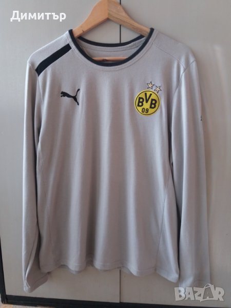 Памучна тениска с дълъг ръкав Puma на Borussia Dortmund Борусия Дортмунд, снимка 1