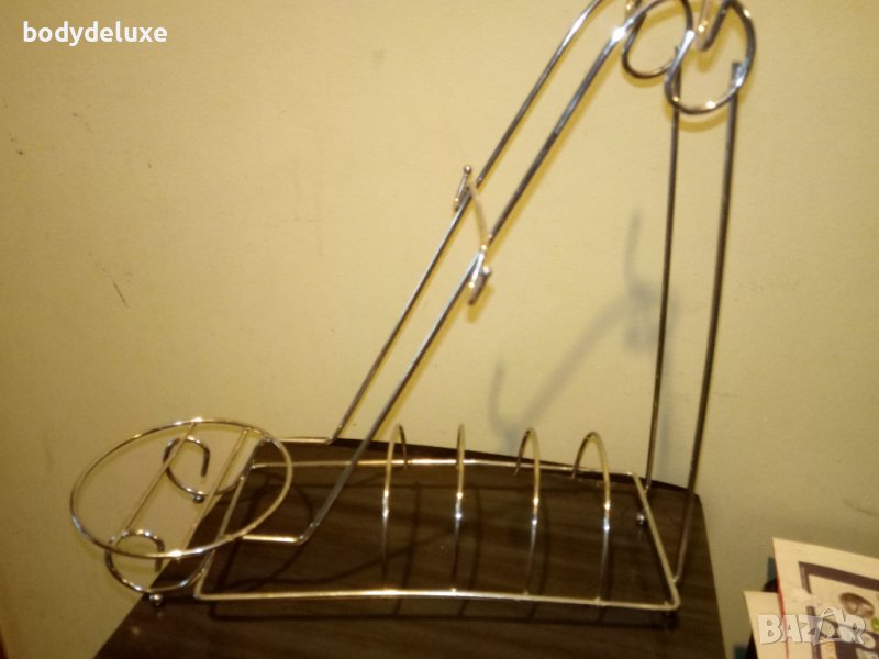 метална стойка за чашки и чинийки, снимка 1