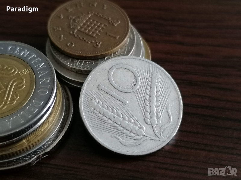 Монета - Италия - 10 лири | 1955г., снимка 1