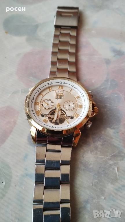 автоматичен часовник хронограф leno Leontis, снимка 1