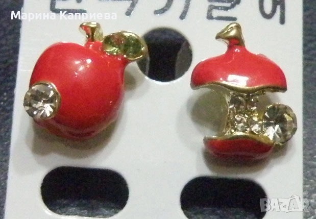 Обеци "Ябълки" /С-53/, снимка 1