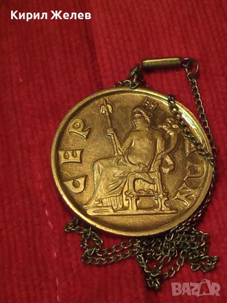 СОФИЯ 1968г 9-ти СВЕТОВЕН ФЕСТИВАЛ на МЛАДЕЖТА и СТУДЕНТИТЕ ПОЗЛАТЕЛ РЯДЪК МЕДАЛ ПЛАКЕТ БРОНЗ 25499 , снимка 1