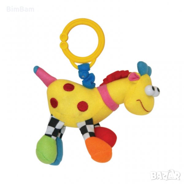 Бебешка плюшена играчка Трептящо жирафче с клипс / Lorelli Toys, снимка 1