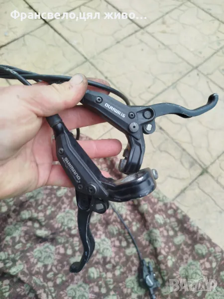 Хидравлични спирачки за велосипед колело Shimano bl m 445, снимка 1