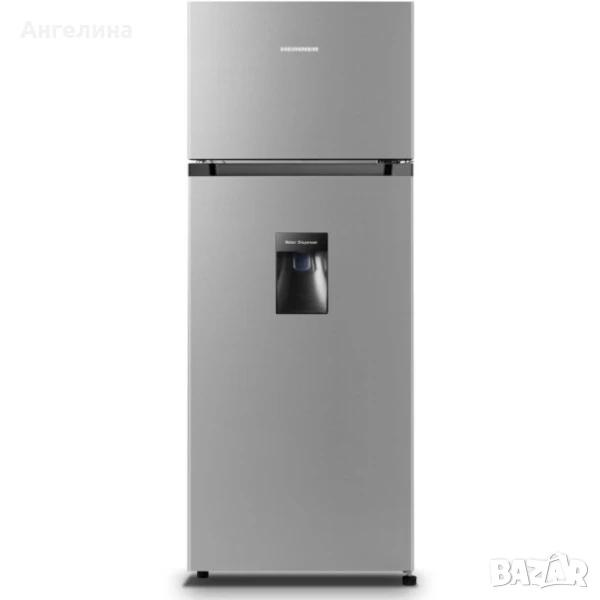 Хладилник с горна камера HEINNER HF-HS205SWDE++, снимка 1