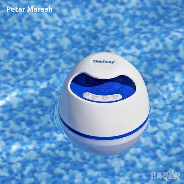 Плаваща Bluetooth Колонка за Басейн Bestway с Bluetooth и LED осветление, снимка 1