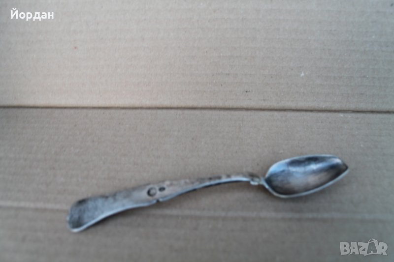 Османска сребърна лъжица , снимка 1
