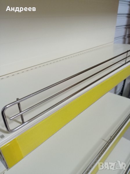 Ограничител за метален рафт /полица/ с дължина 1м., снимка 1