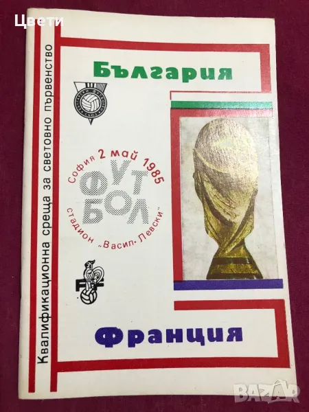 Футбол България Франция програма , снимка 1