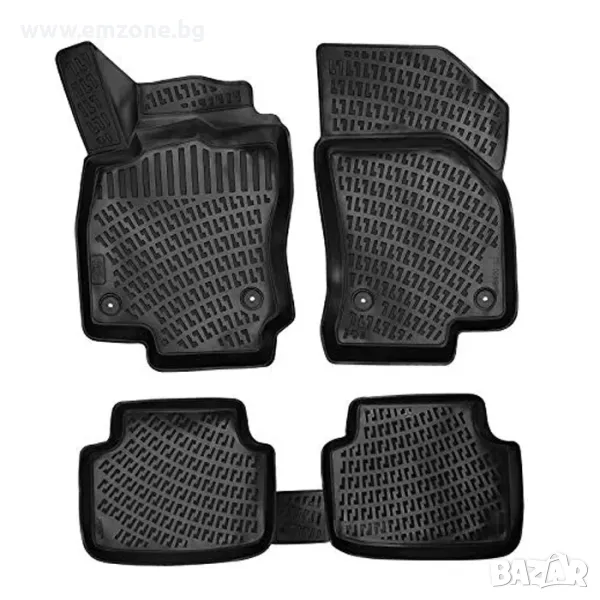 Гумени стелки тип Леген 3D Rizline VW TIGUAN Тигуан, снимка 1