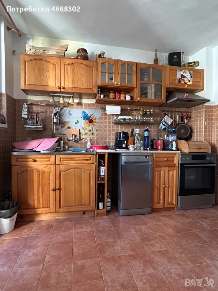 Кухненски шкафове от дърво комплект, снимка 1
