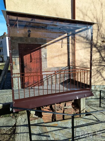 Ветроупорни завеси за навеси, снимка 1