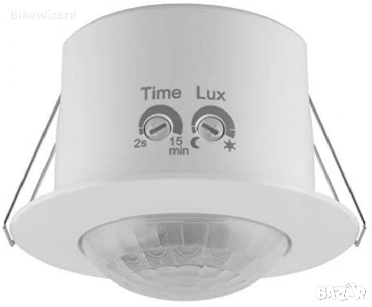 LEDVANCE Сензор за монтаж на таван, 360 градуса радиус на открито, IP20 клас на защита, бял НОВ, снимка 1