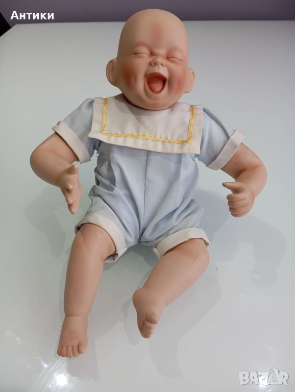 Колекционерска порцеланова кукла с печат , снимка 1