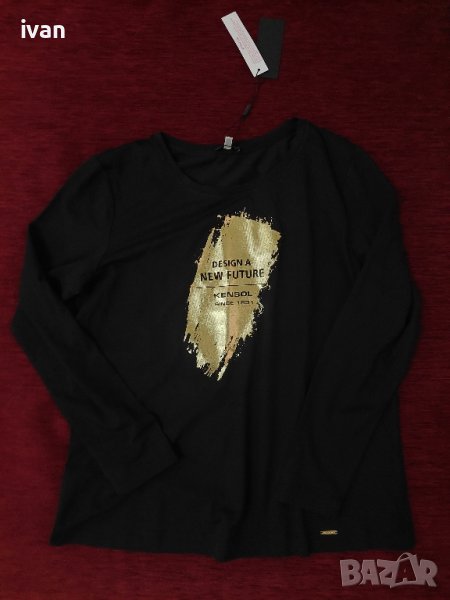 Черна дамска блуза Kensol , снимка 1