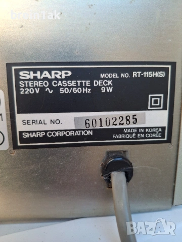 SHARP RT-115, снимка 6 - Декове - 54304133
