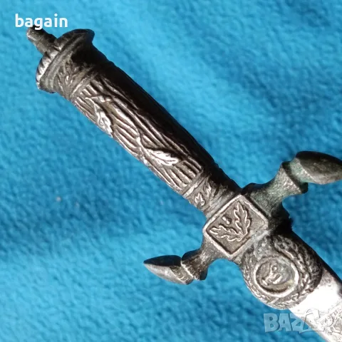 Немски кортик. Миниатюра., снимка 4 - Антикварни и старинни предмети - 56541763