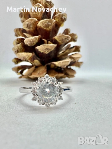 Сребърен пръстен с кубичен Цирконий 