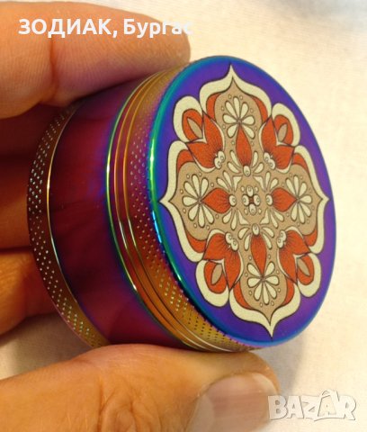 Нов Стоманен ГРИНДЕР - 3 части  Мандала Дизайн, снимка 2 - Други - 26823895