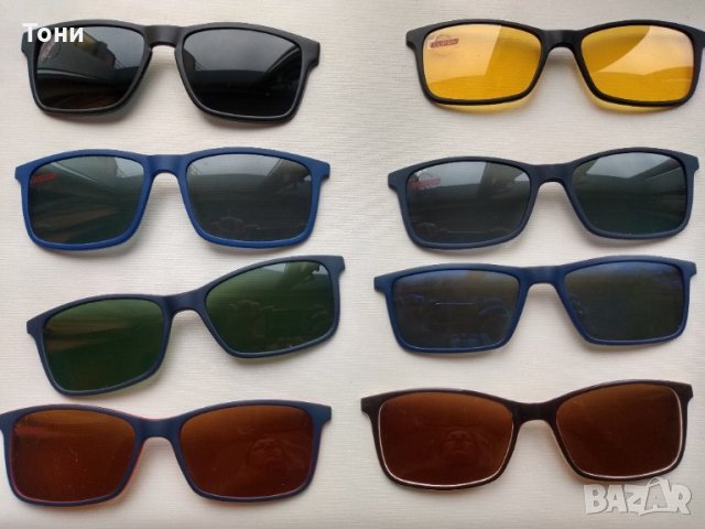 Магнитен клипс / слюда за очила с диоптър / диоптрични рамки