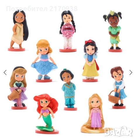 Страхотен комплект фигурки за игра Disney принцеси Disney animators