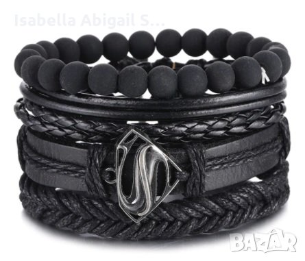 Кожени гривни, снимка 3 - Гривни - 32055531