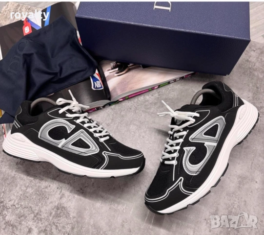 Christian Dior Черни Нови Мъжки Маратонки 40-44 Номер 