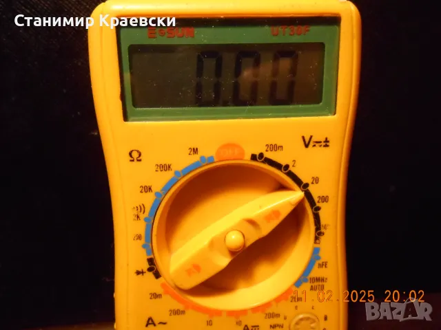 E.sun UT30F-  tester vintage 89, снимка 4 - Друга електроника - 49190540